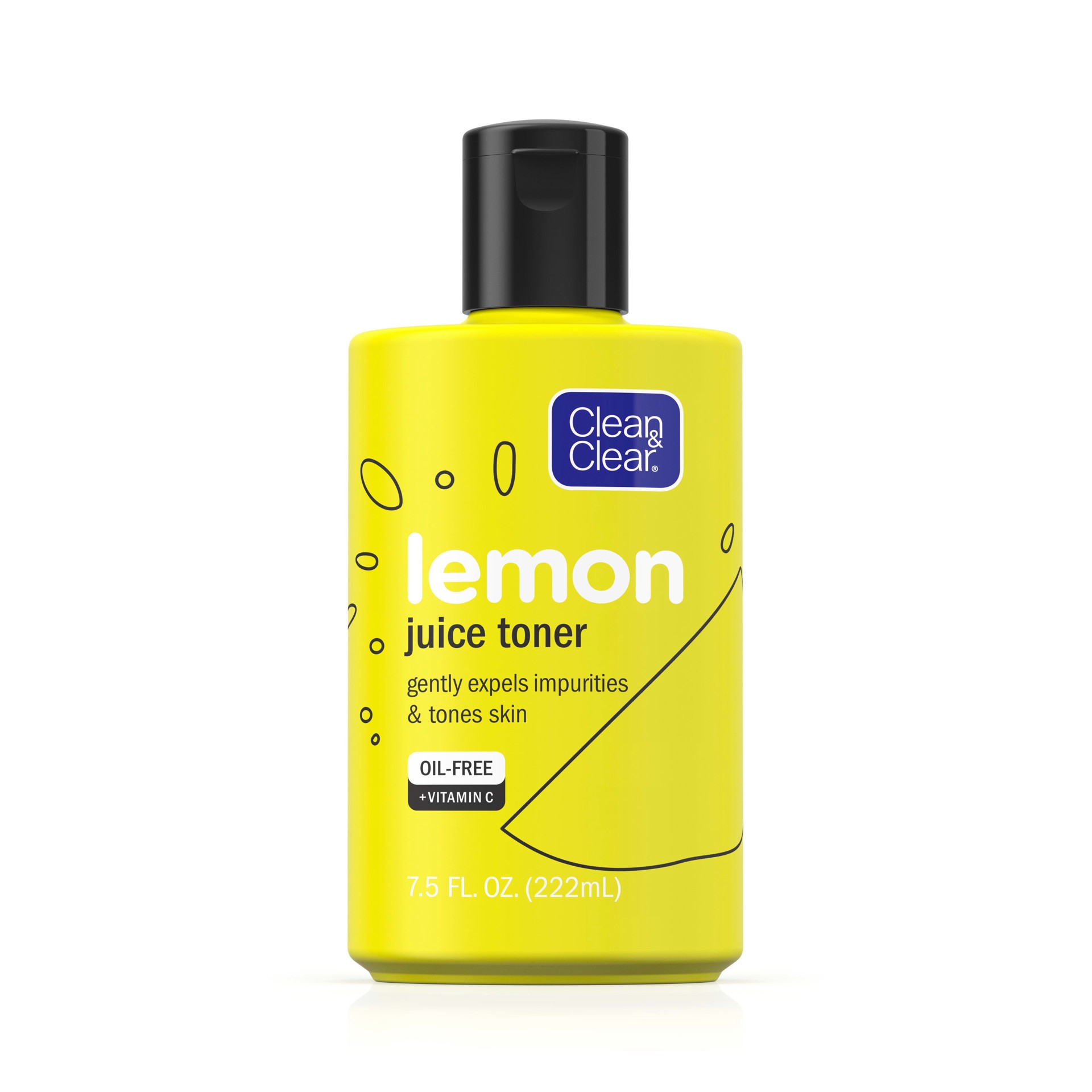 slide 2 of 5, Clean & Clear Lemon Juice Toner, 7.5 fl oz