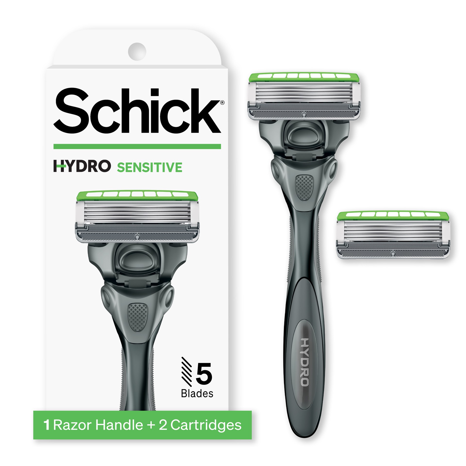 slide 2 of 9, Schick Hydro Sensitive Razor, 1 ct