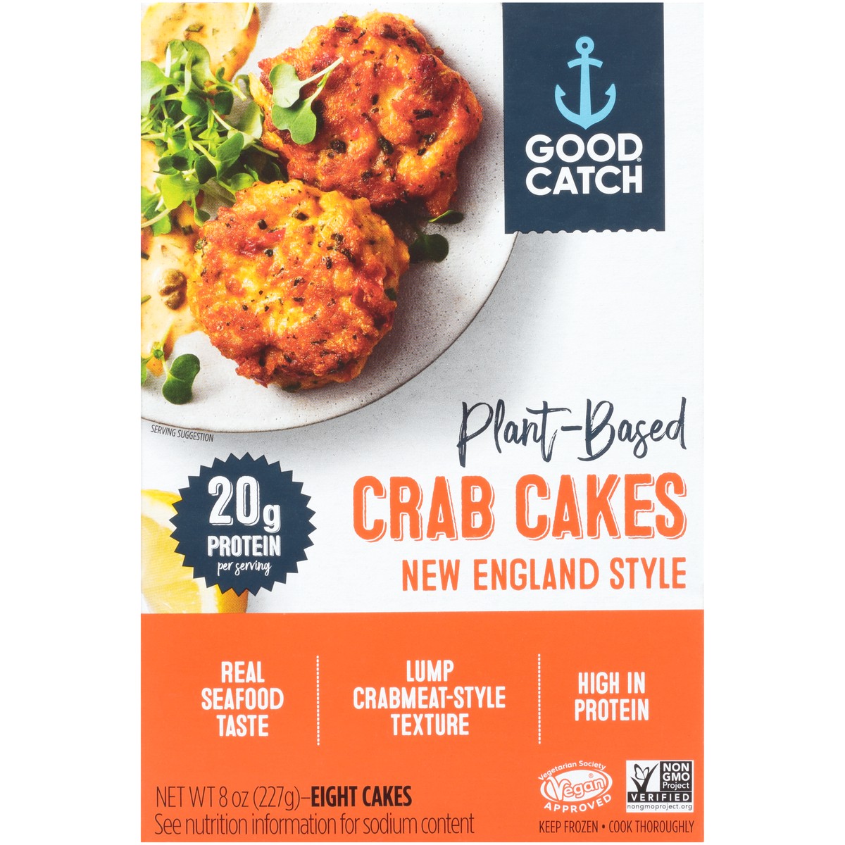 slide 6 of 9, Good Catch Ne Style Crab Cakes, 8 oz