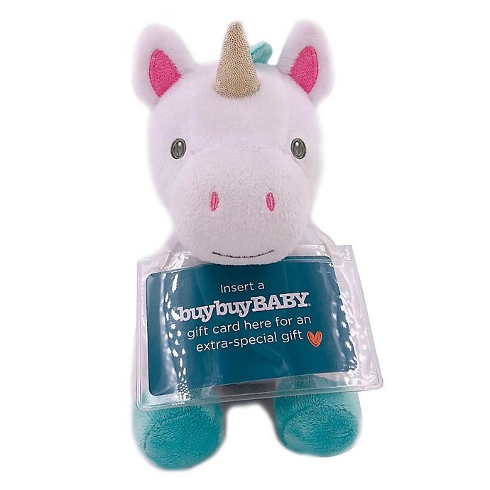 slide 1 of 1, Kids Preferred Plush Unicorn with Gift Card Holder, 1 ct