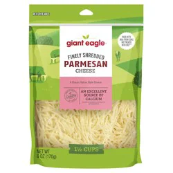 Giant Eagle Fancy Shredded Parmesan Cheese - 6 oz