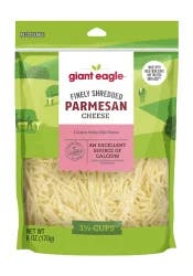 Giant Eagle Fancy Shredded Parmesan Cheese - 6 oz