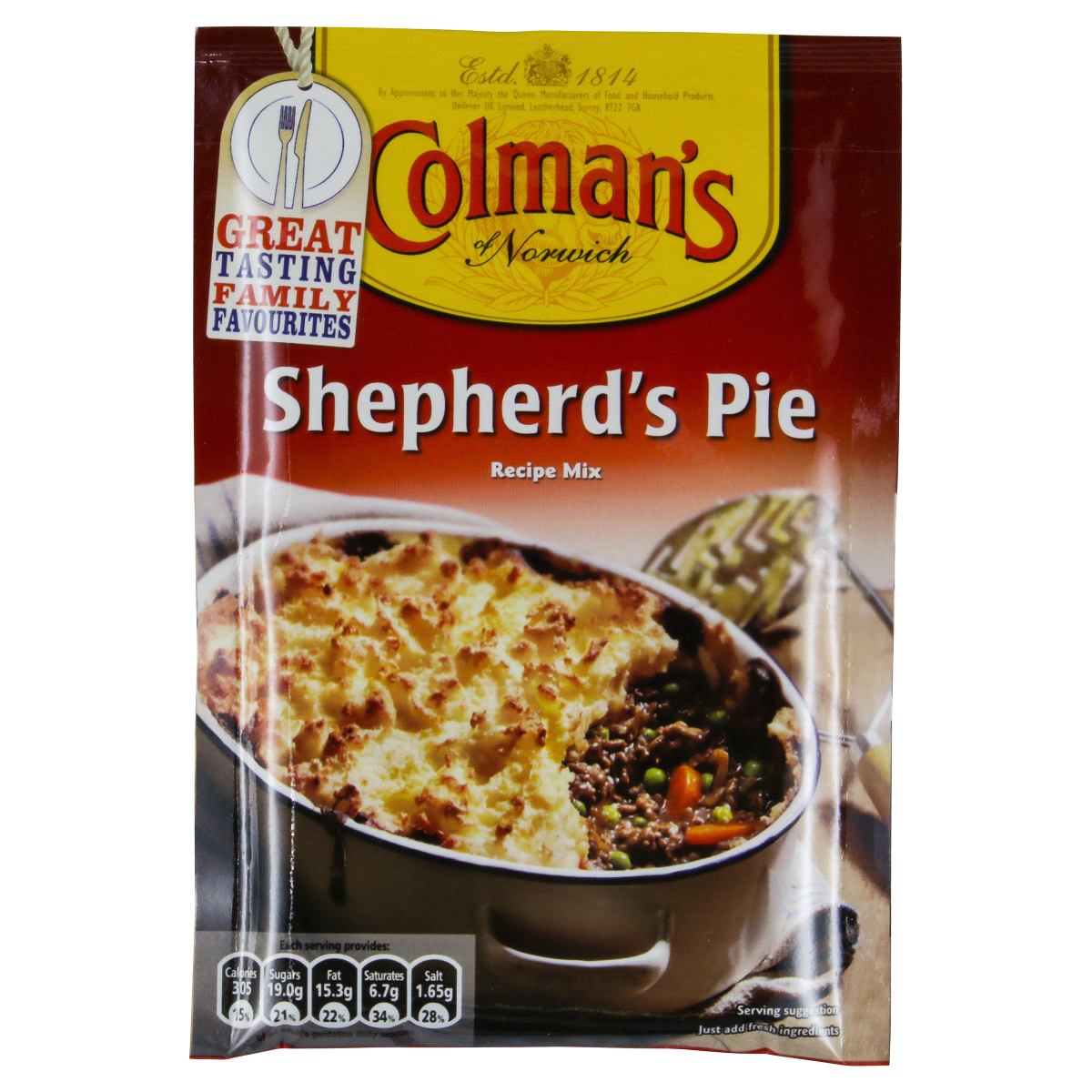 slide 1 of 2, Colman's Shepherd's Pie Recipe Mix, 1.76 oz