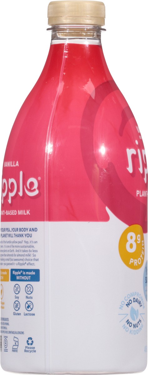 slide 7 of 9, Ripple Dairy-Free Plant-Based Vanilla Milk 48 fl oz, 48 fl oz