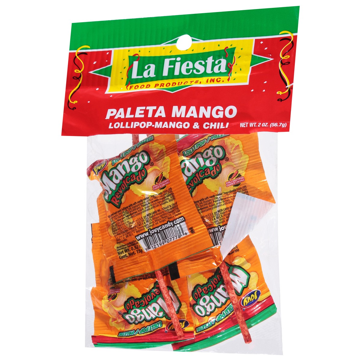 slide 11 of 14, La Fiesta Mango & Chili Lollipop 2 oz, 2 oz