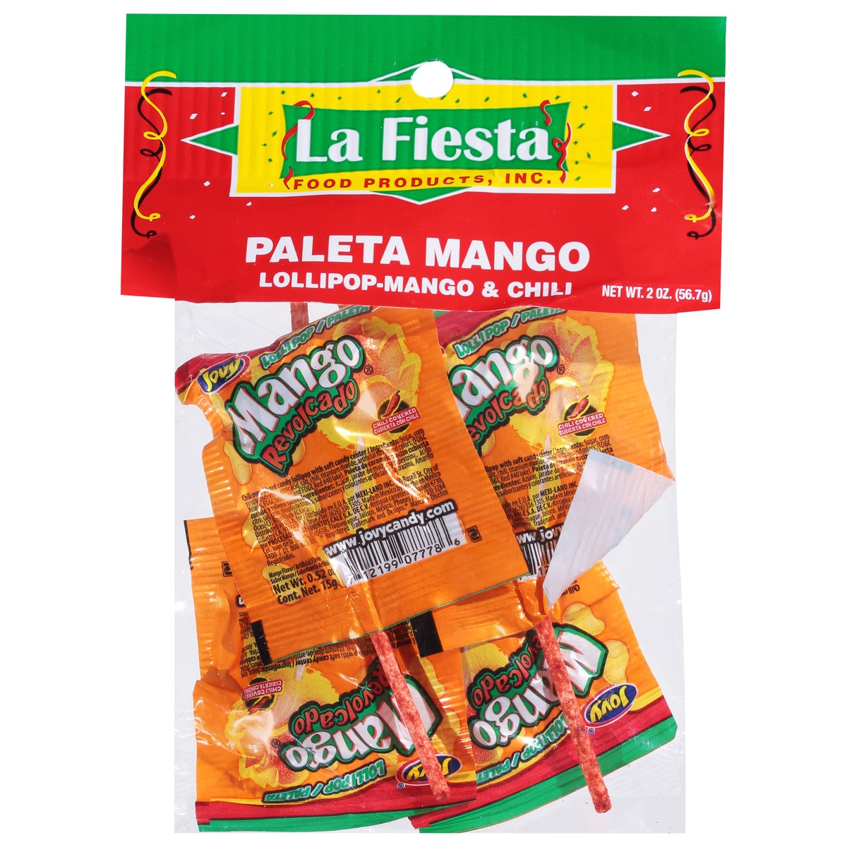 slide 8 of 14, La Fiesta Mango & Chili Lollipop 2 oz, 2 oz