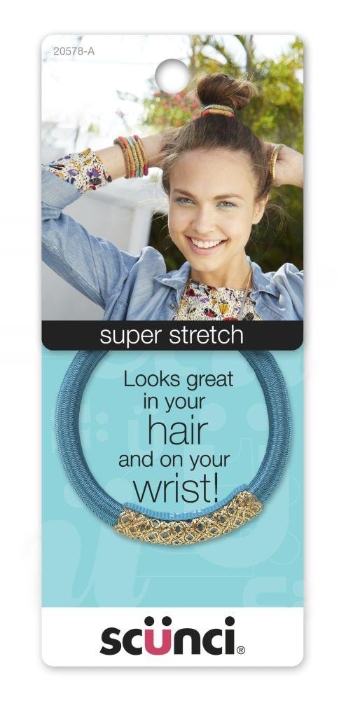 slide 1 of 1, scünci Ponytail Holder Multi Colored, 1 ct