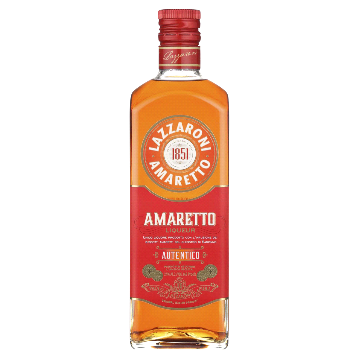 slide 1 of 5, Lazzaroni Amaretto Liqueur Autentico, 750 ml