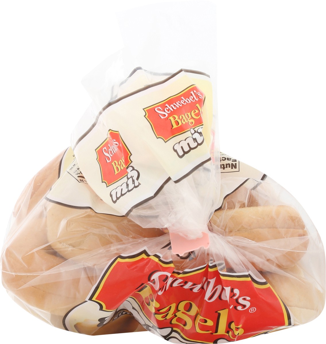slide 4 of 14, Schwebel Mini Plain Bagels, 15 oz