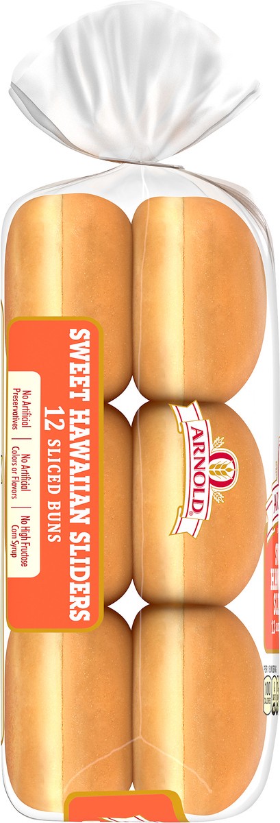 slide 5 of 10, Arnold Sweet Hawaiian Sli Buns, 15 oz