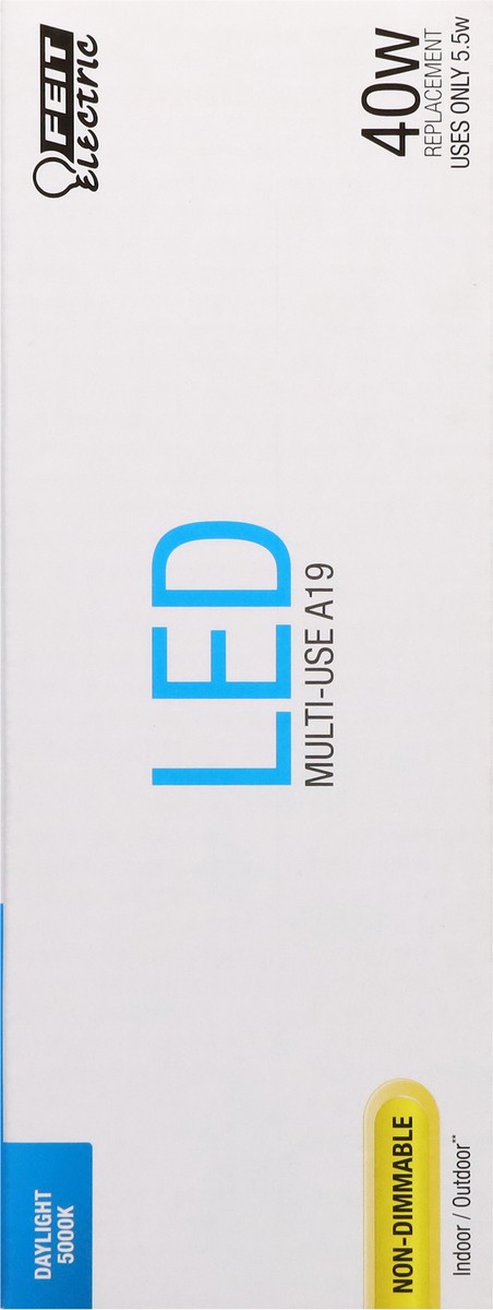 slide 3 of 16, Feit Electric 60 Watts LED Daylight Bulb 4 ea, 4 ct