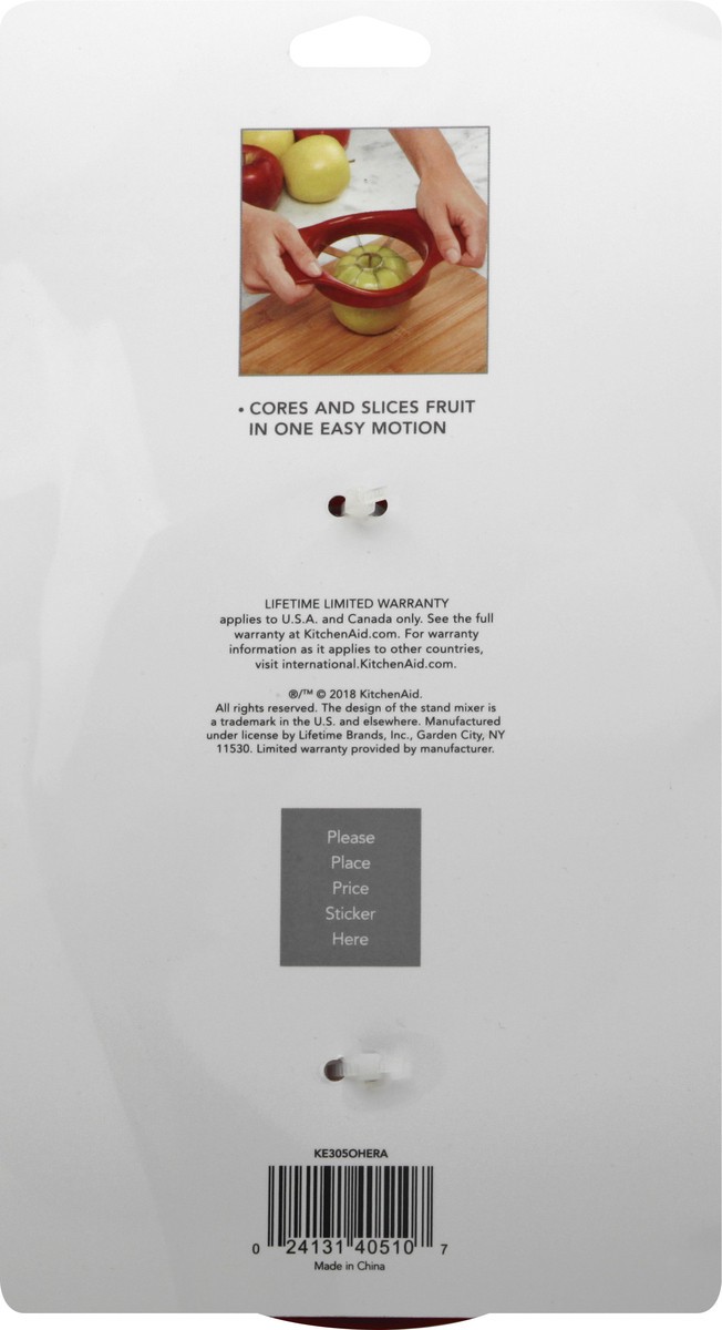 slide 9 of 9, KitchenAid Fruit Wedger Red, 1 ct