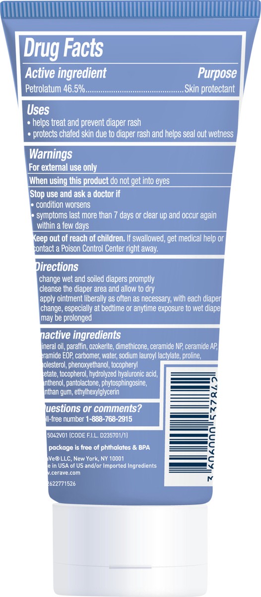 slide 3 of 7, CeraVe Baby Healing Ointment, 3 oz