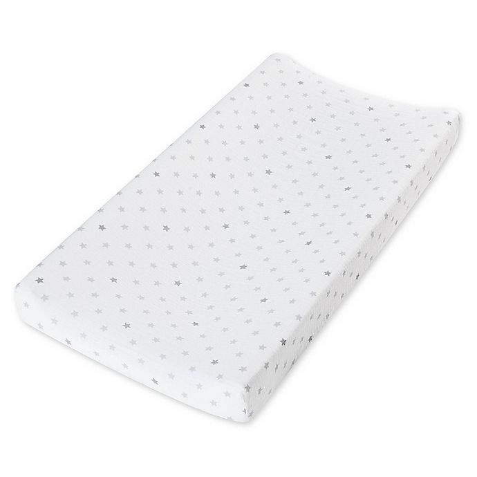 slide 1 of 1, aden + anais Changing Pad Cover - Dove, 1 ct
