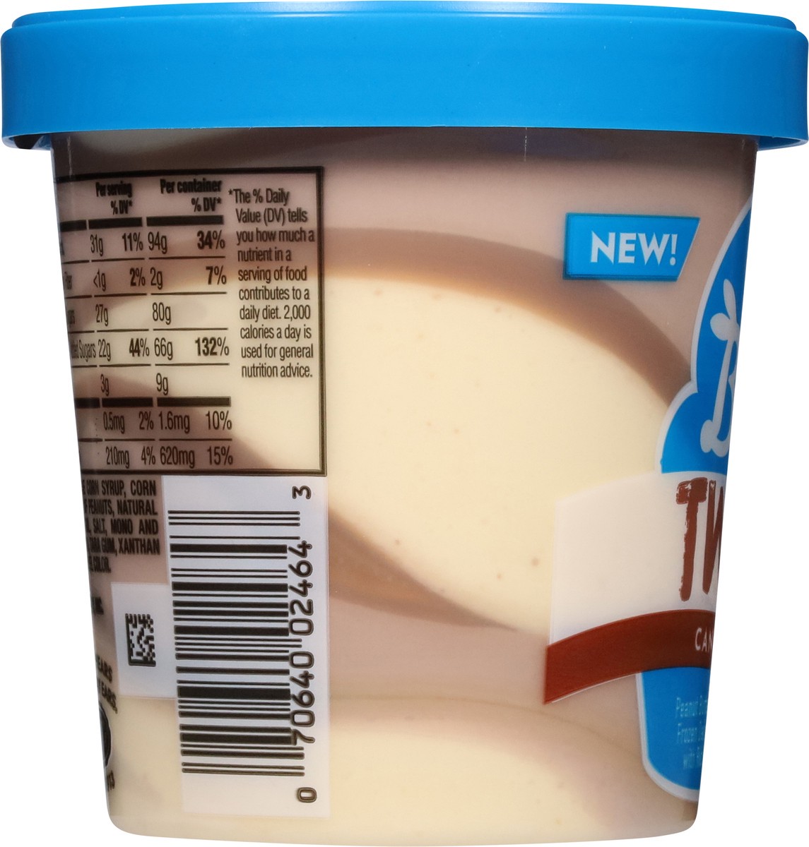 slide 8 of 12, Blue Bunny Twist Candy Bar Frozen Dessert, 16 fl oz Pint, 1 pint