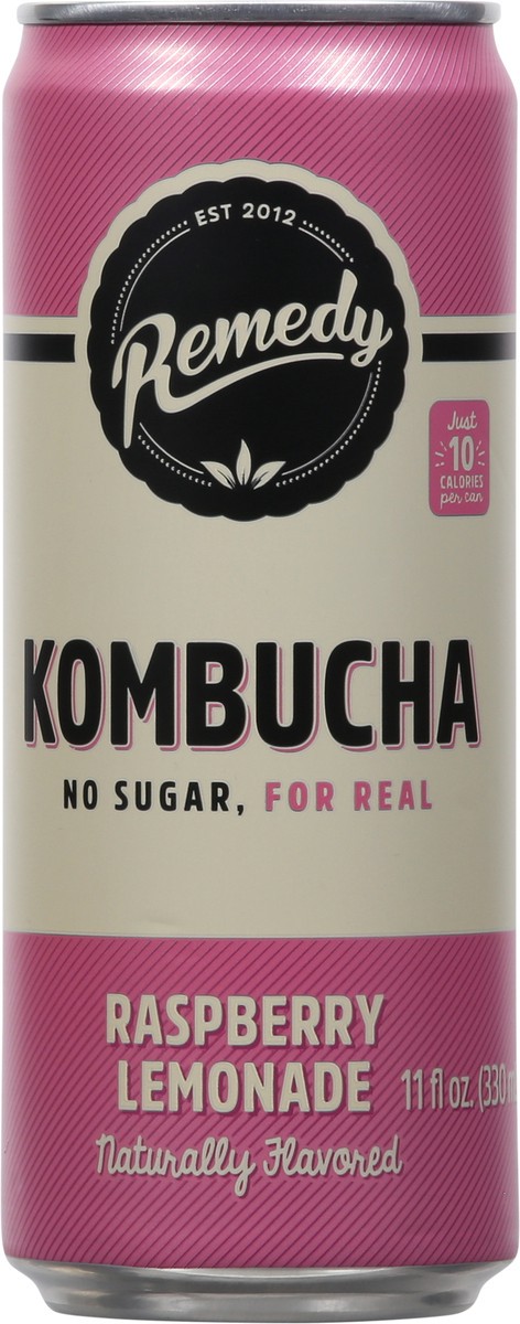 slide 8 of 13, Remedy Raspberry Lemonade Kombucha- 11 fl oz, 11 fl oz