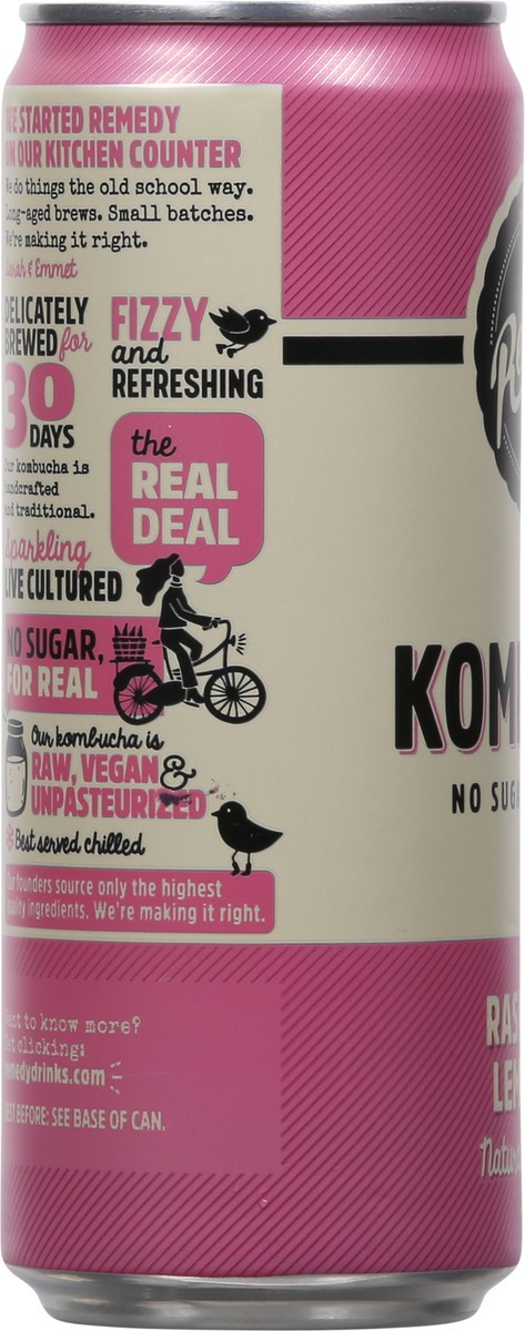 slide 5 of 13, Remedy Raspberry Lemonade Kombucha- 11 fl oz, 11 fl oz