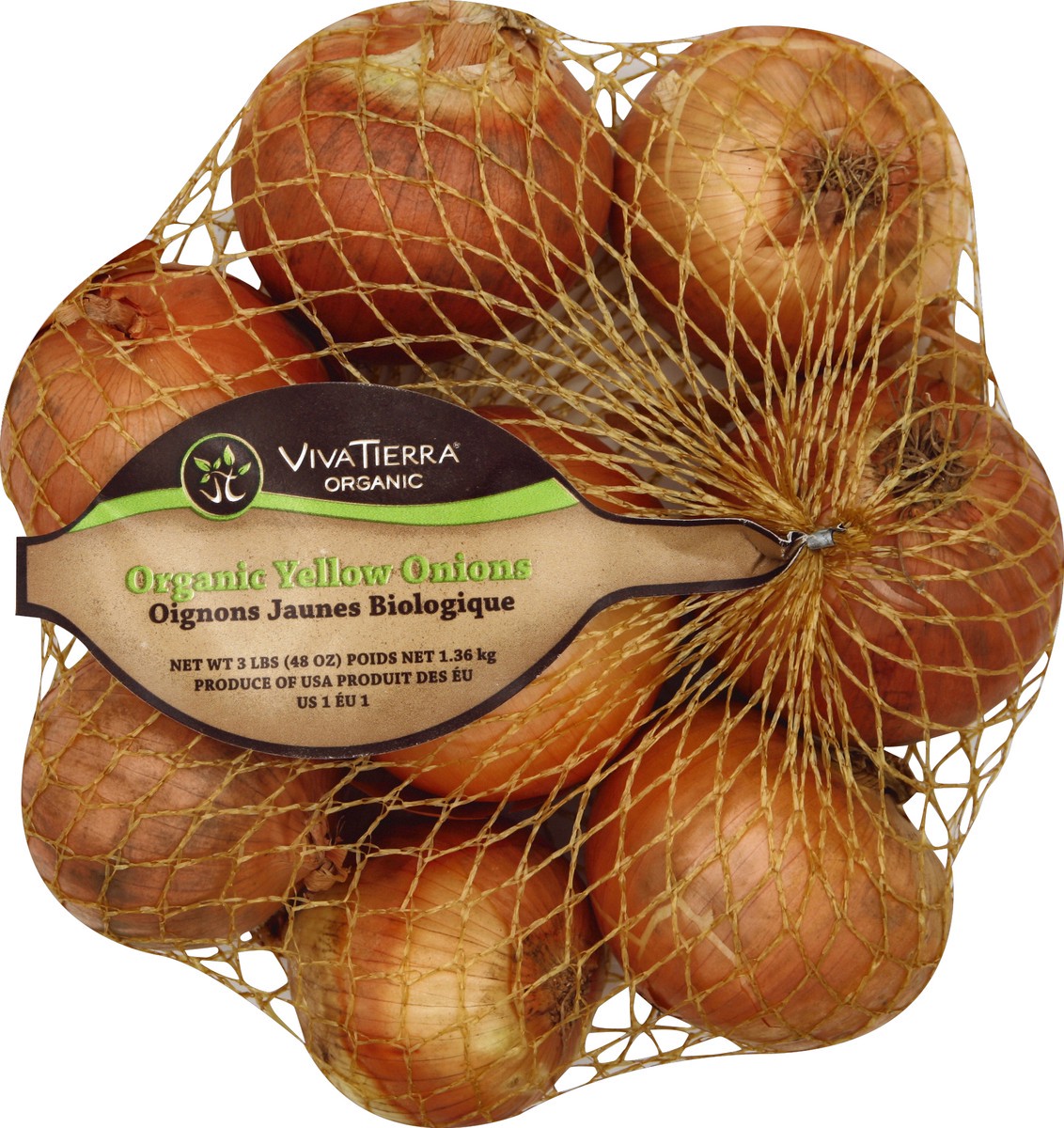 slide 4 of 5, Viva Tierra Organic Onions Yellow Earthbound Farm, 3 lb