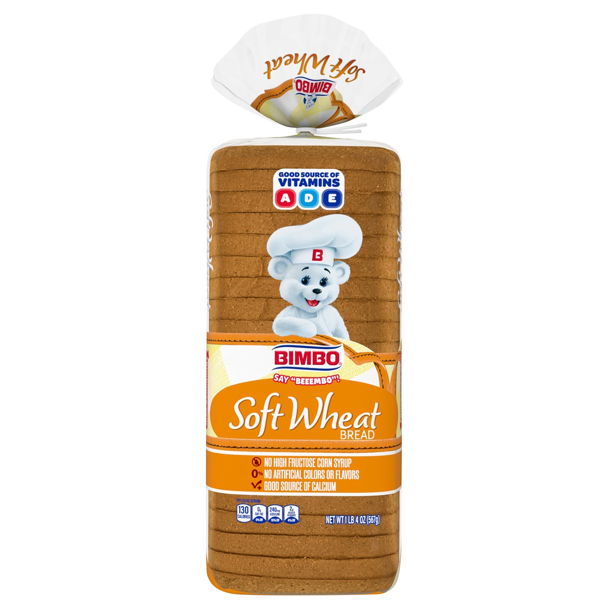 slide 1 of 12, Bimbo Wheat Bread\, 20 oz, 20 oz