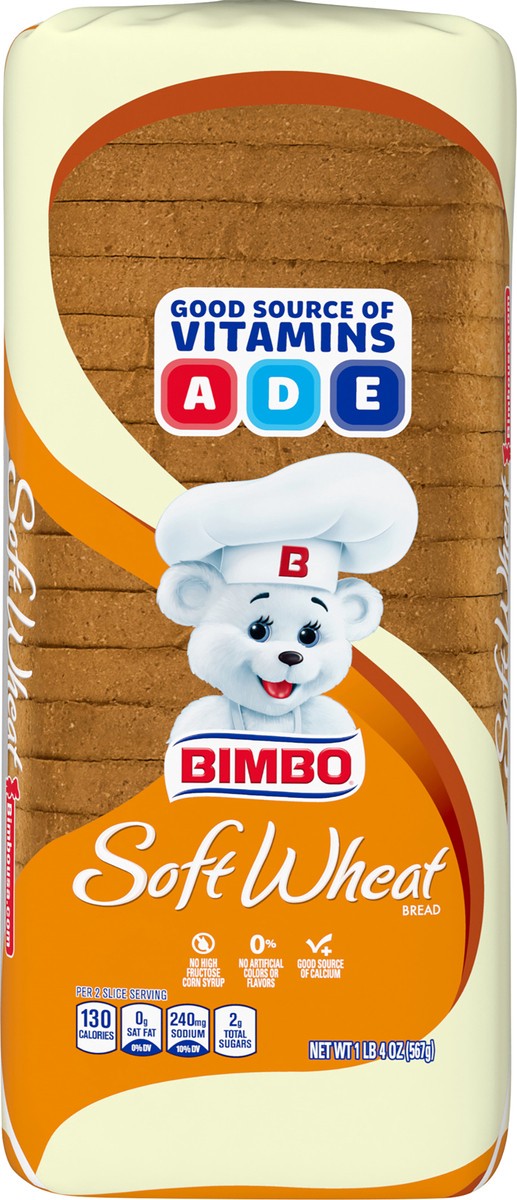 slide 6 of 12, Bimbo Soft Wheat Bread, 20 oz, 20 oz
