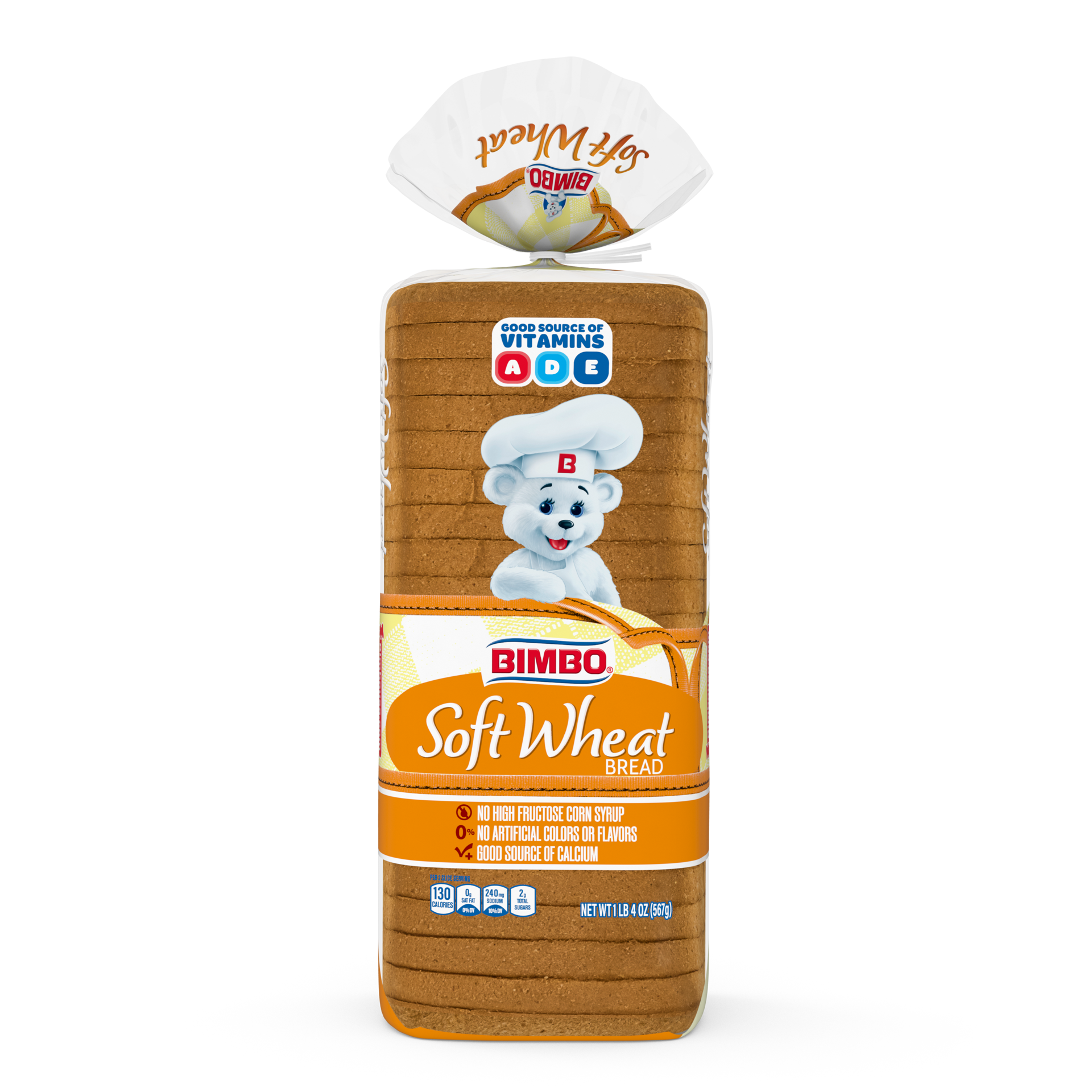 slide 1 of 12, Bimbo Soft Wheat Bread, 20 oz, 20 oz