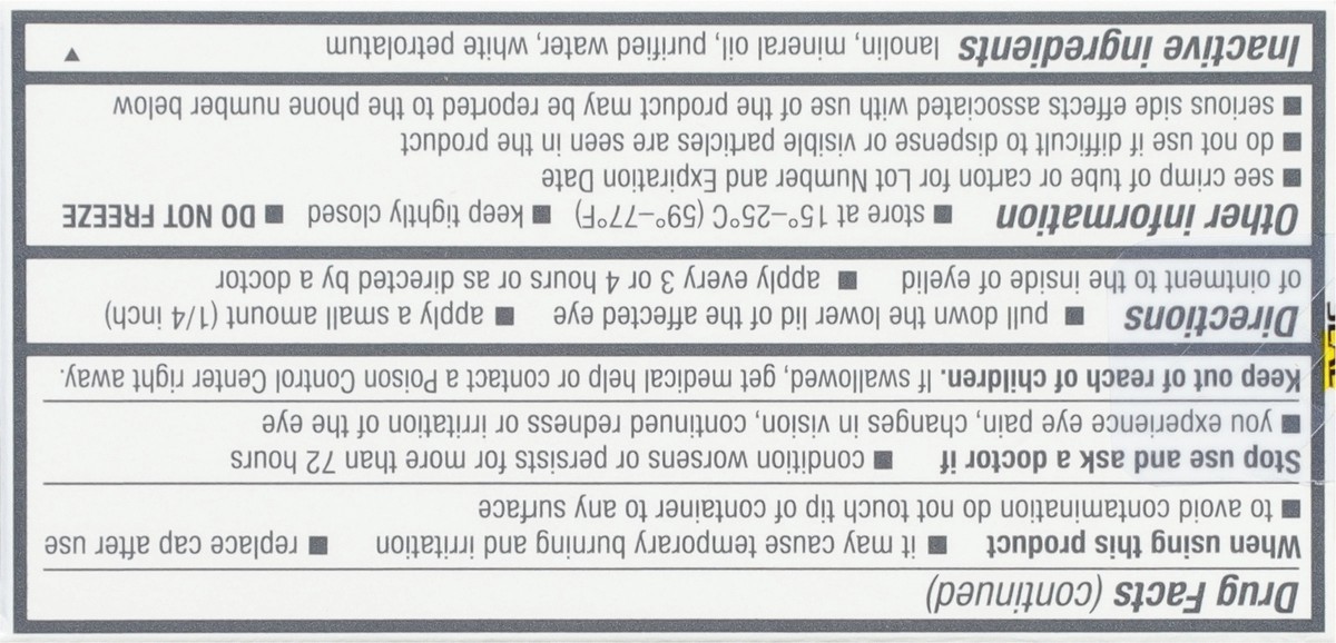slide 12 of 13, Rugby Sodium Chloride Hypertonicity Ophthalmic Ointment 0.125 oz, 0.12 oz