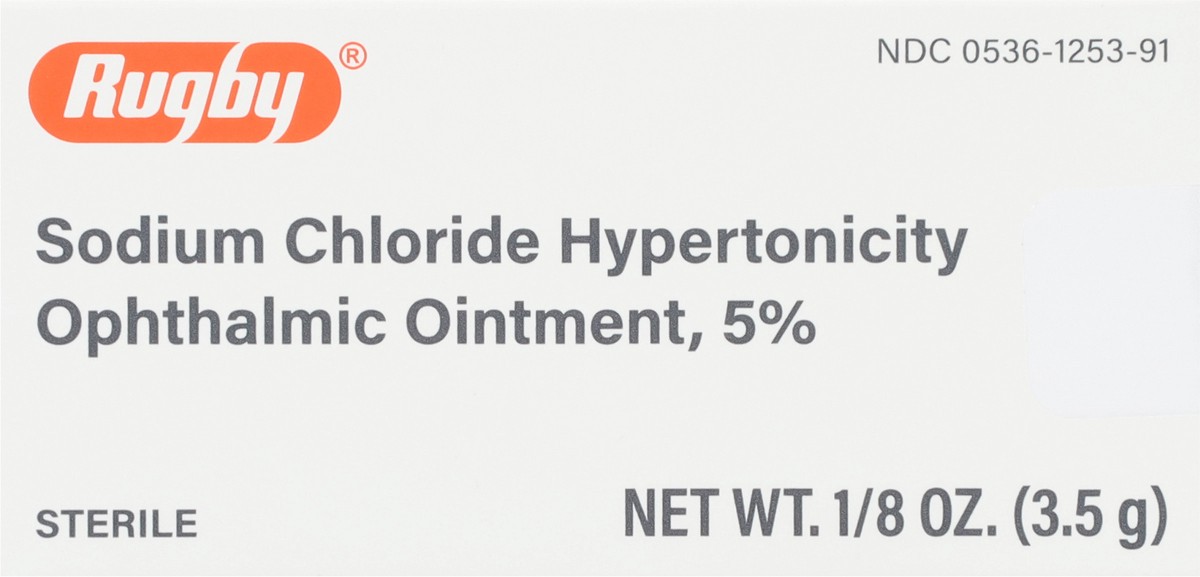 slide 3 of 13, Rugby Sodium Chloride Hypertonicity Ophthalmic Ointment 0.125 oz, 0.12 oz
