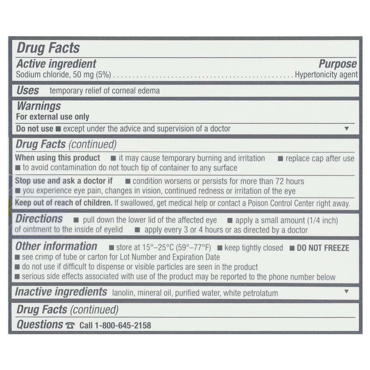 slide 7 of 13, Rugby Sodium Chloride Hypertonicity Ophthalmic Ointment 0.125 oz, 0.12 oz