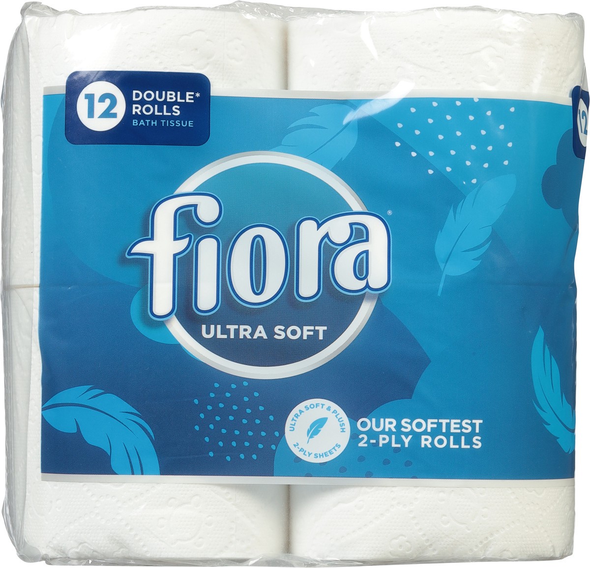 slide 7 of 9, Fiora 2-Ply Double Rolls Ultra Soft Unscented Bath Tissue 12 ea, 12 ct