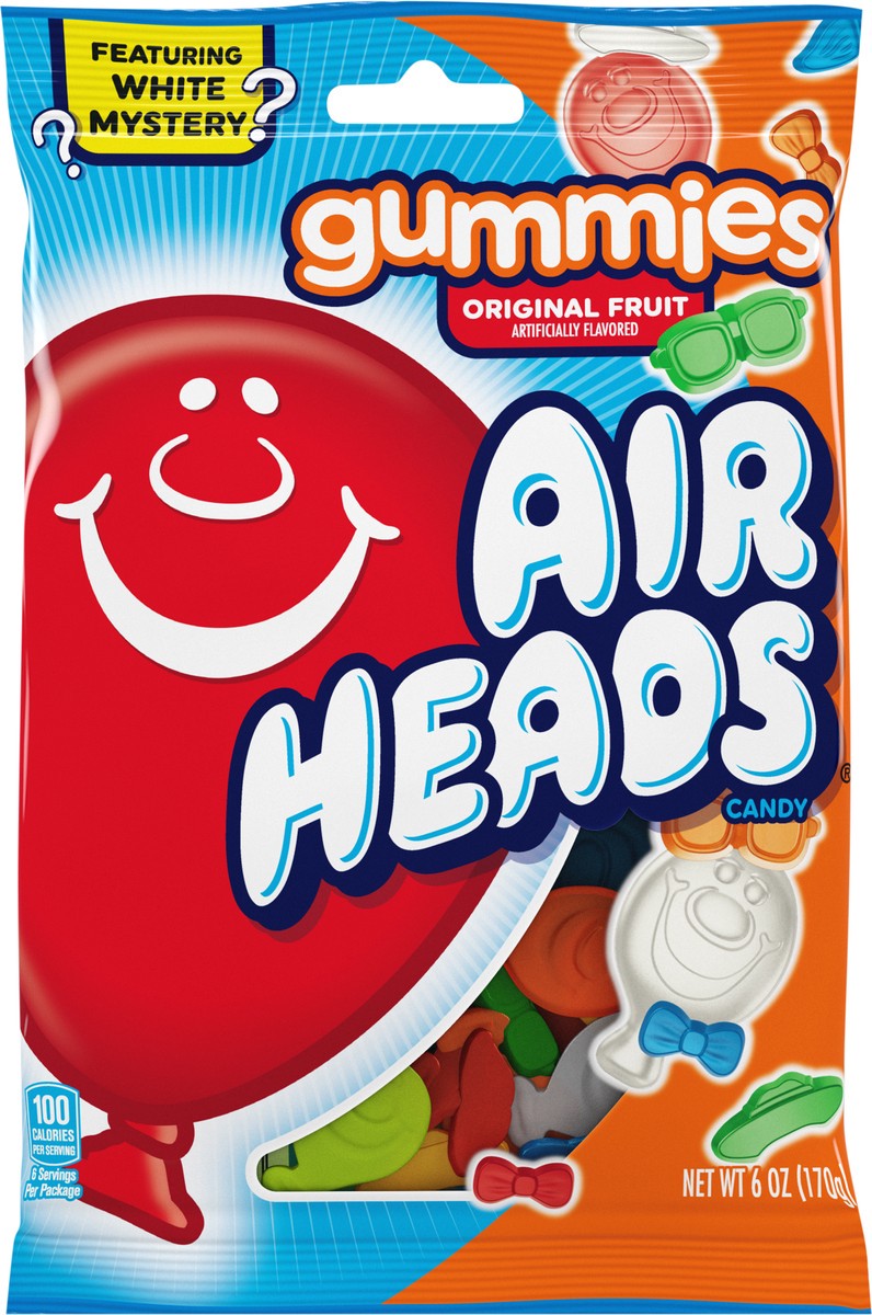 slide 2 of 3, Airheads Gummies Candy Peg Bag, Fruit flavored, 6 Ounce, 6 oz