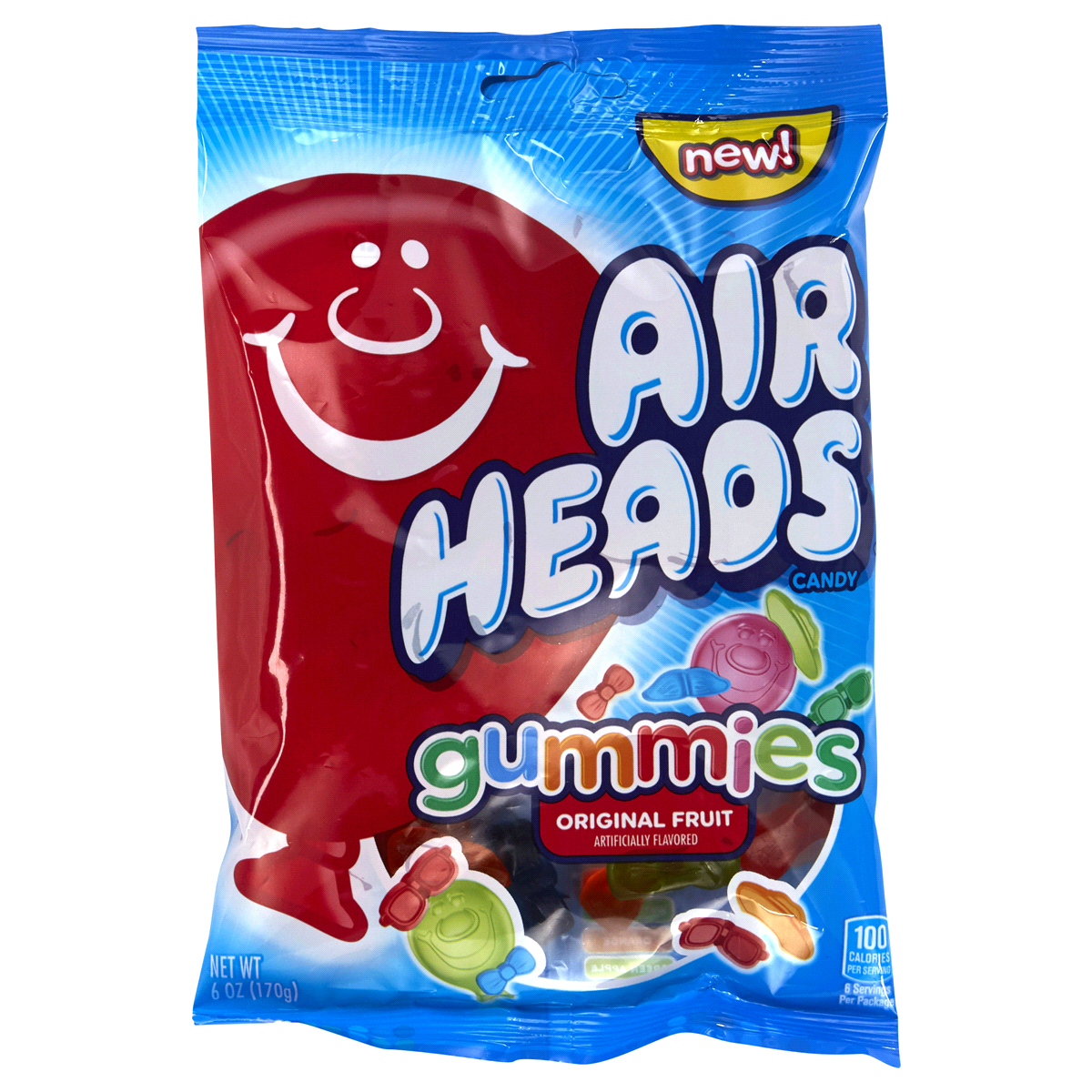slide 1 of 1, Airheads Gummies Original Fruit, 6 oz