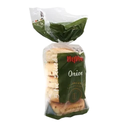 Hy-vee Onion Larger Bakery Style Bagels