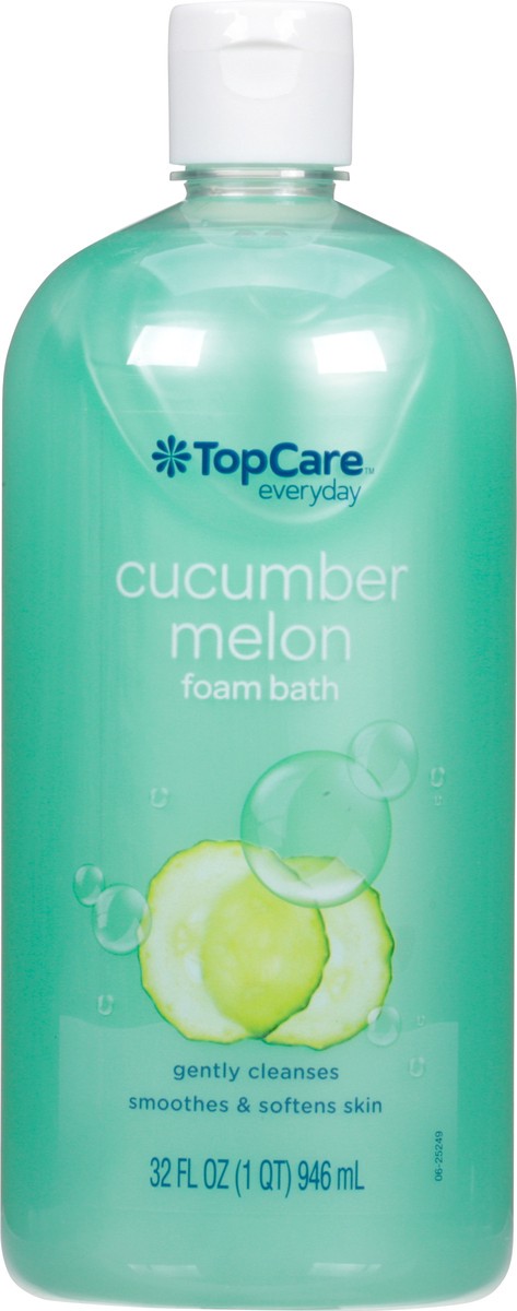 slide 6 of 15, TopCare Foam Bath, Cucumber Melon, 32 fl oz