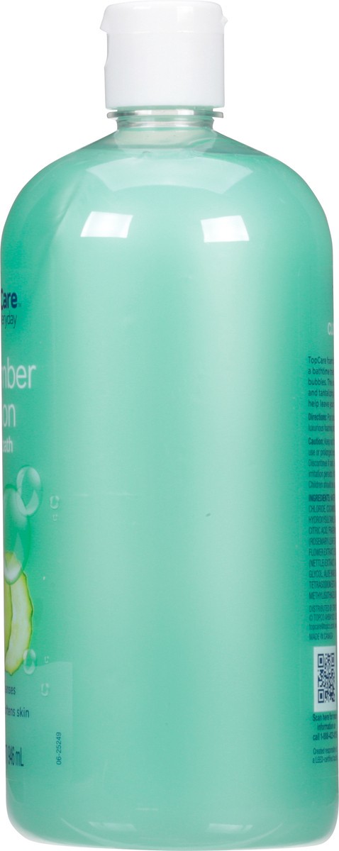slide 11 of 15, TopCare Foam Bath, Cucumber Melon, 32 fl oz