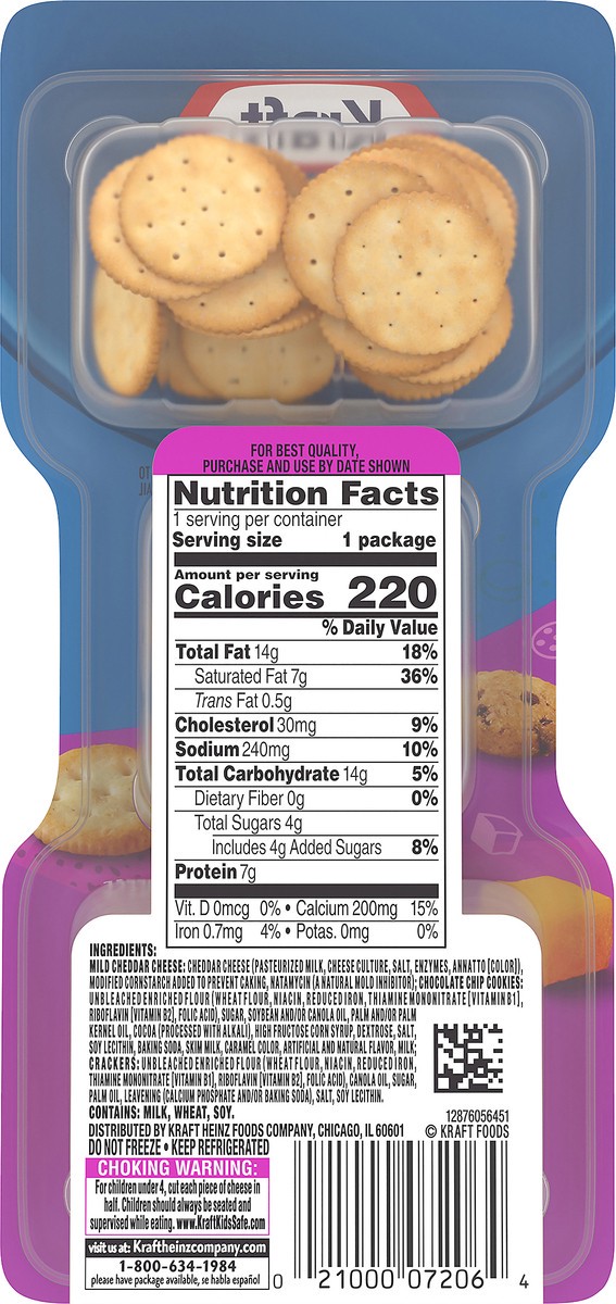 slide 8 of 14, Kraft Trios Cookies & Crackers SnackFUNS, Individually Sealed Single-Serve Snack , 1.7 oz Package, 1.7 oz