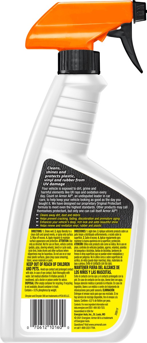 slide 2 of 3, Armor All Original Protectant  (16 fluid ounces), 16 fl oz