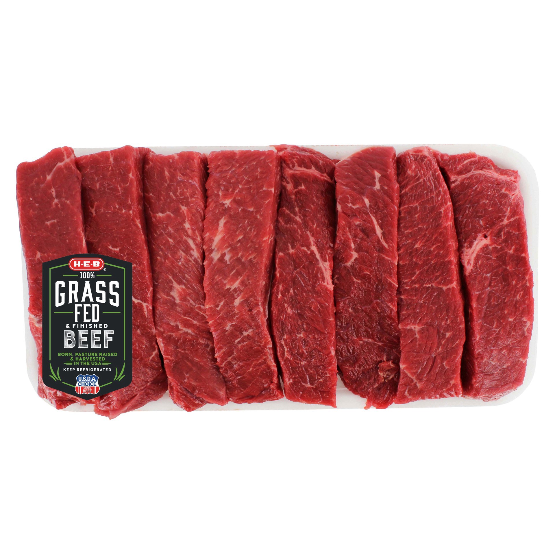 slide 1 of 1, H-E-B Grass Fed Beef Chuck TX Style Ribs Boneless, USDA Choice, per lb