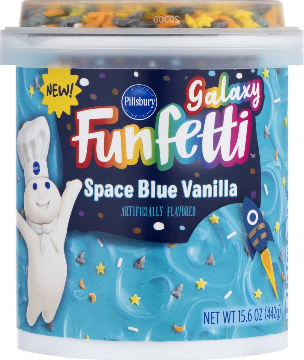 slide 12 of 12, Pillsbury Galaxy Funfetti Space Blue Vanilla Frosting 15.6 oz, 16 oz