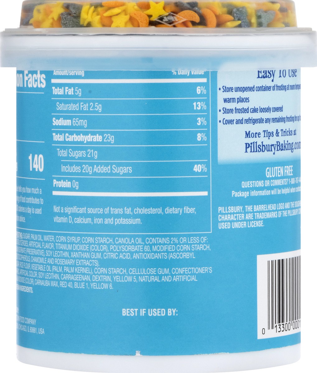 slide 4 of 12, Pillsbury Galaxy Funfetti Space Blue Vanilla Frosting 15.6 oz, 16 oz