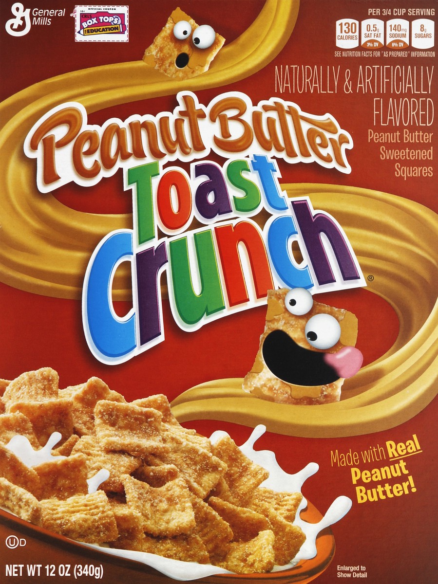 slide 4 of 4, Peanut Butter Toast Crunch Cereal 12 oz, 12 oz