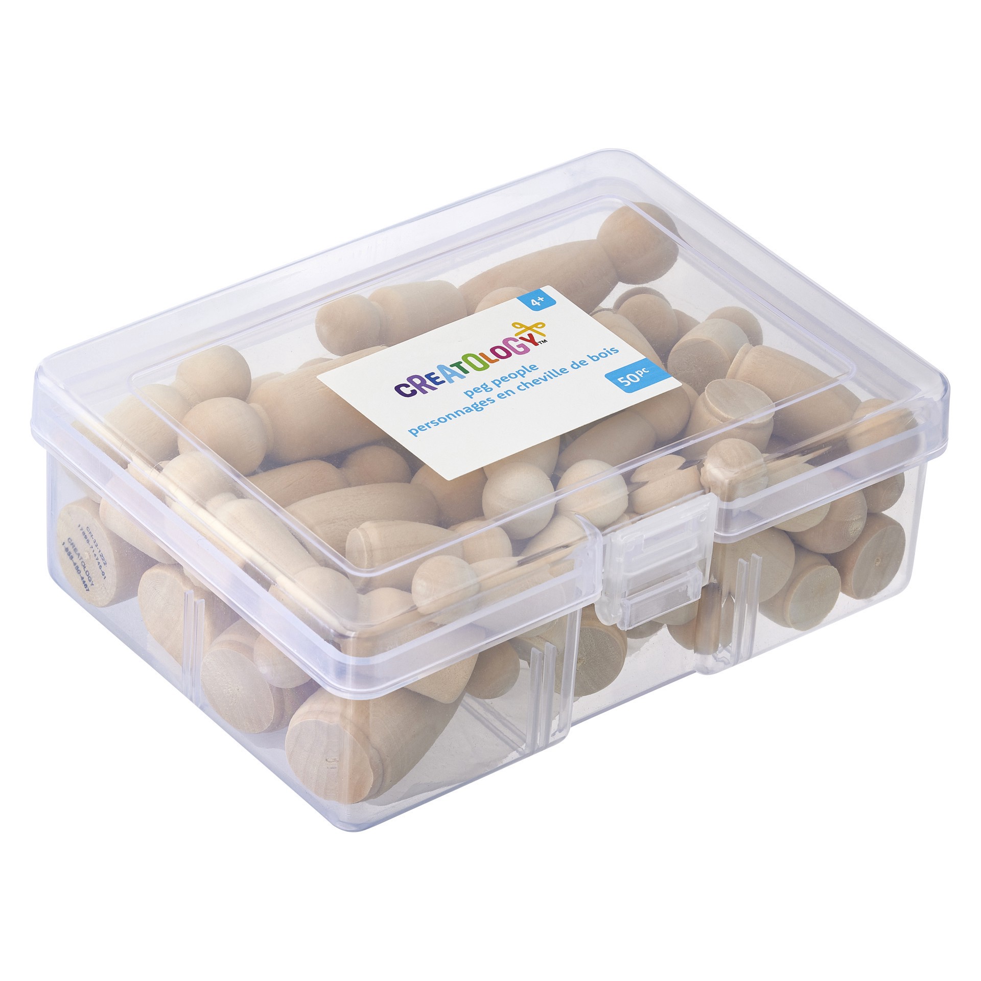 slide 3 of 3, Mixed Peg People, 50ct. By Creatology, 50 ct