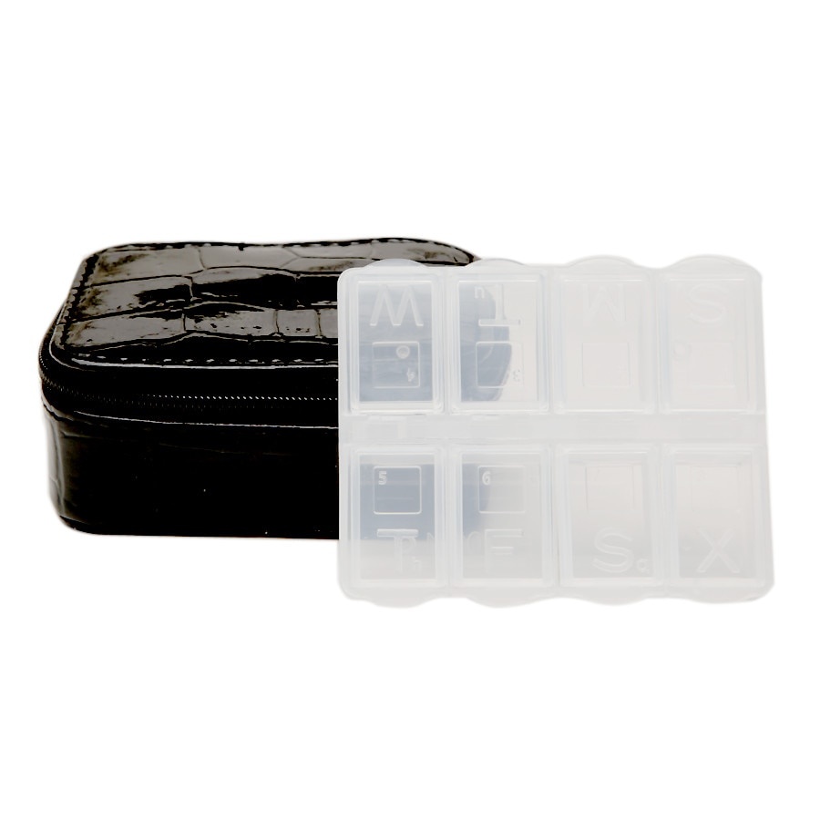 slide 1 of 1, Walgreens Standard 7-Day Pill Reminder with Case, 1 ct