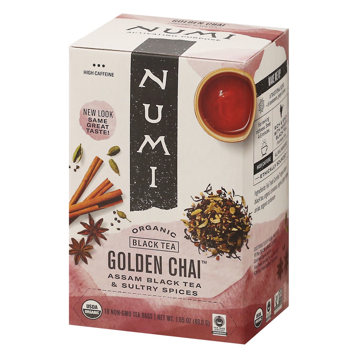 slide 6 of 9, Numi Spiced Org Golden Chai Spiced Tea - 18 ct, 18 ct