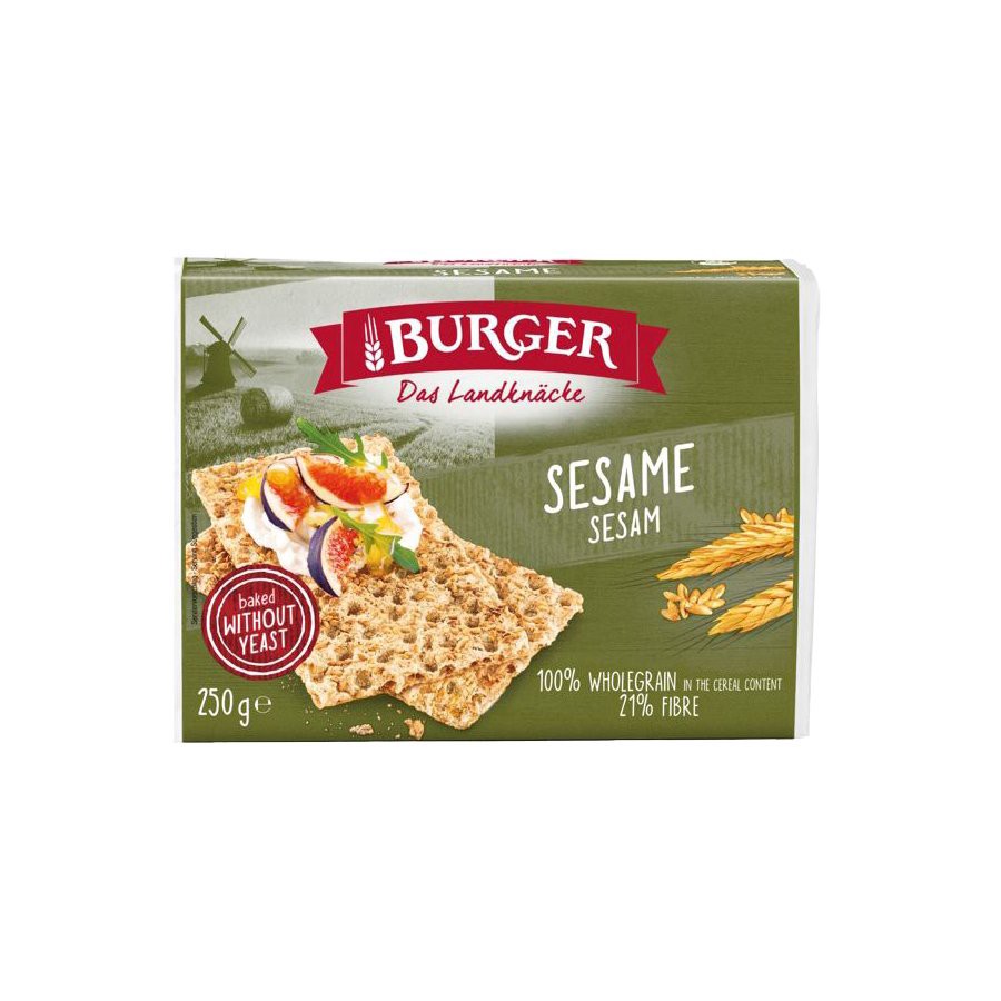 slide 1 of 1, Burger Sesame Crackers, 8.8 oz