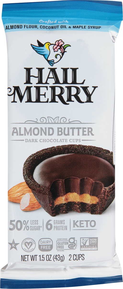 slide 6 of 9, Hail Merry Chocolate Almond Butter Dessert Cups, 1.5 oz