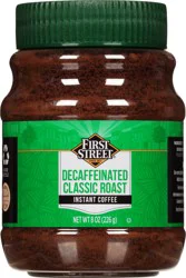 First Street/Ambiance Decaffeinated Instant Coffee - 8 oz