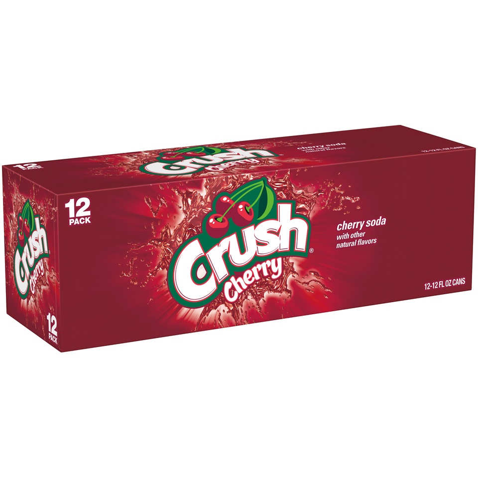 slide 2 of 3, Crush Cherry Soda, 12 ct; 12 fl oz