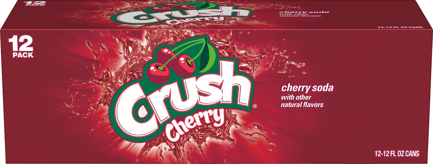 slide 1 of 3, Crush Cherry Soda, 12 ct; 12 fl oz
