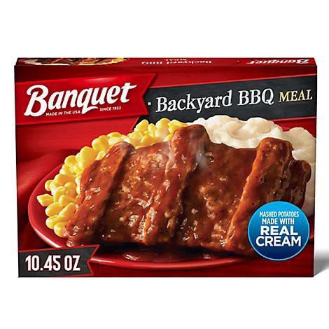 slide 1 of 1, Banquet Backyard Bbq Frozen Meal - 10.45 Oz, 10.45 oz