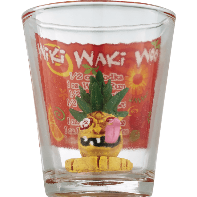 slide 1 of 1, ISLANDER GROUP Shot Glass Polyresin Wiki Waki Woo;, 1 ct